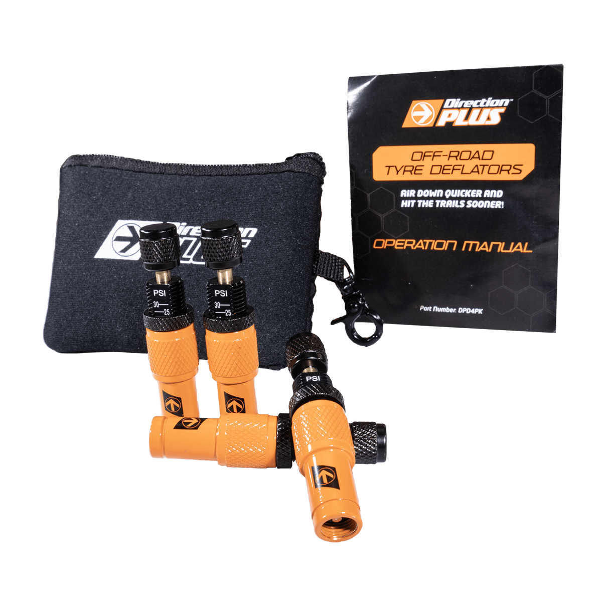 Direction-Plus Off-Road Tyre Deflators (DPD4PK) - Image 3