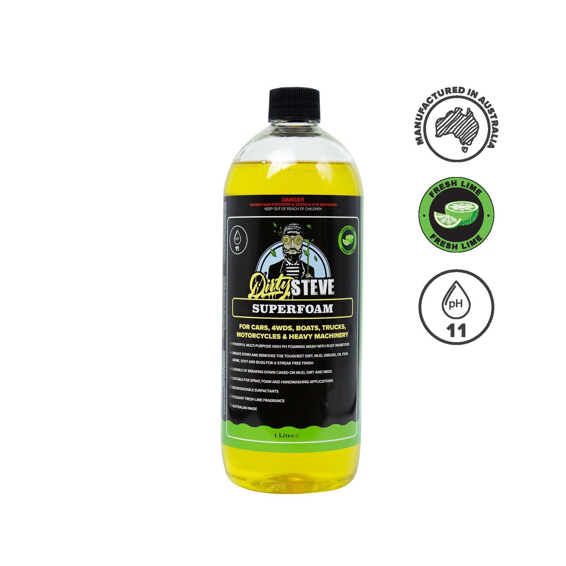 Dirty Steve Lime Superfoam – DS1015