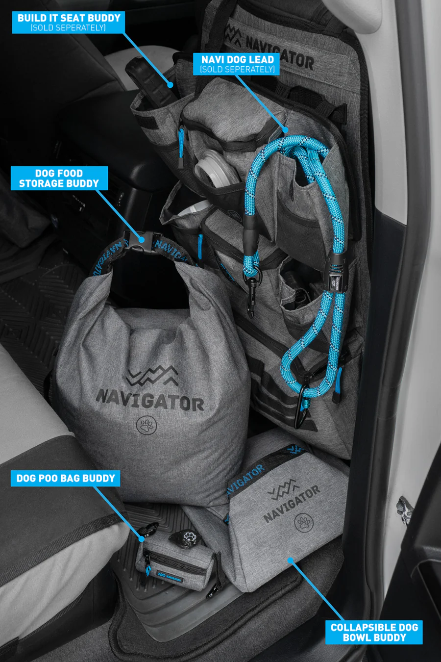 Navigator 3 PIECE DOG TRAVEL BUDDY - Image 2