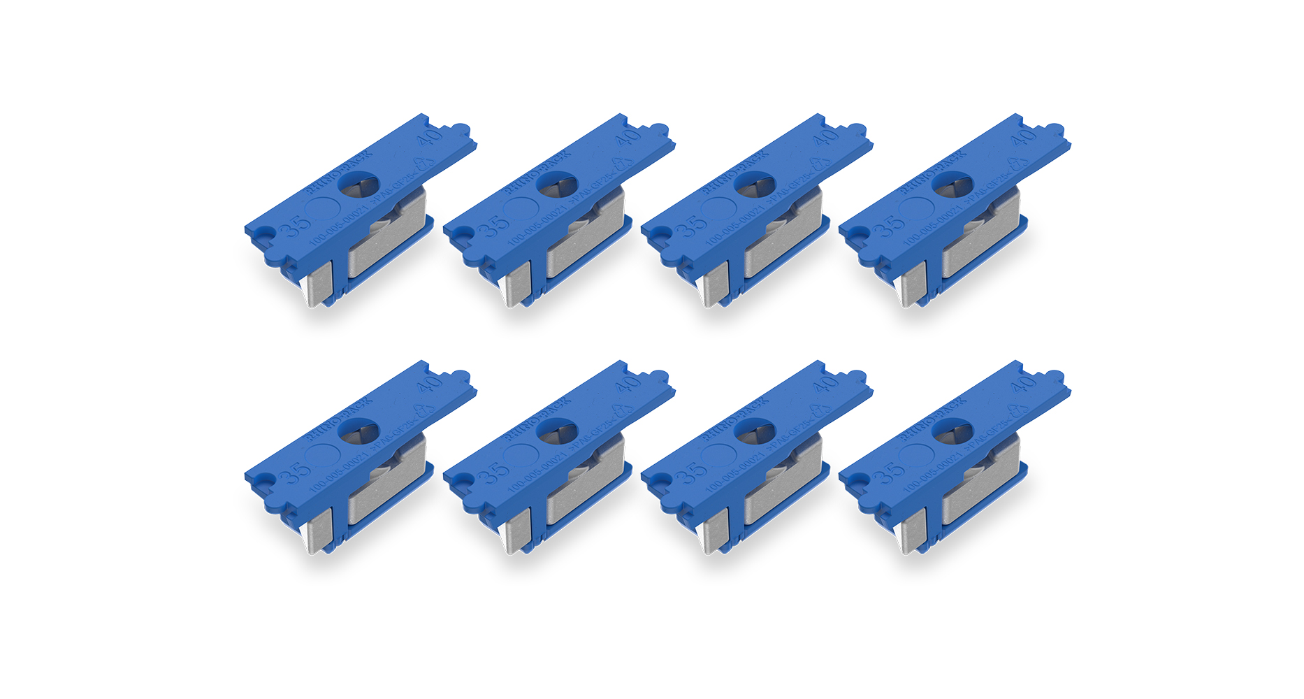 Rhino Rack ZWIFLOC CHANNEL NUTS - 8 PACK