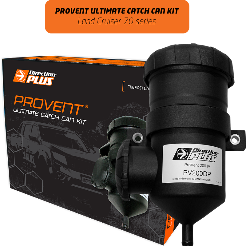 Direction Plus ProVent Ultimate Catch Can Kit Land Cruiser 70 Series