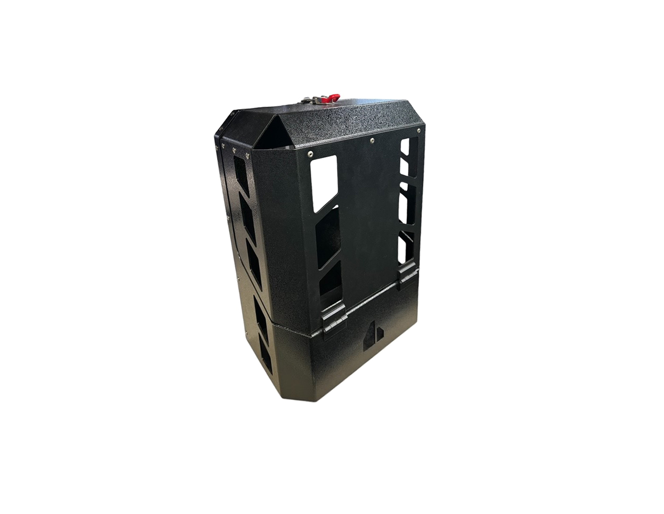 Paramount Boxes Lockable Jerry Can Holder Black