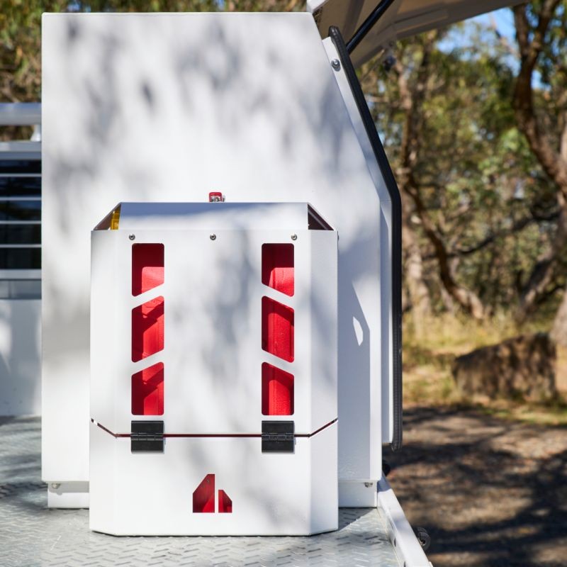 Paramount Boxes Lockable Jerry Can Holder White - Image 7