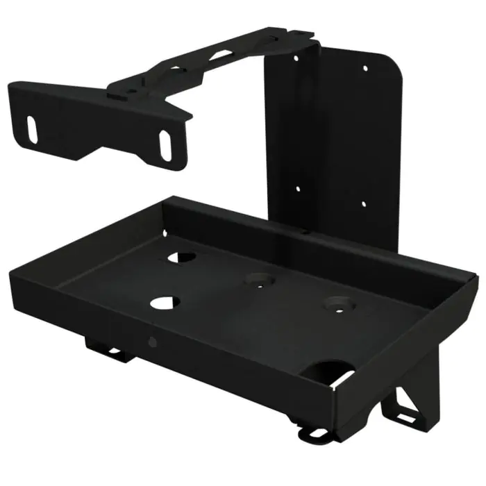TJM Battery Frame Steel Black - N80 Hilux & Fortuner - 031SB28D87D