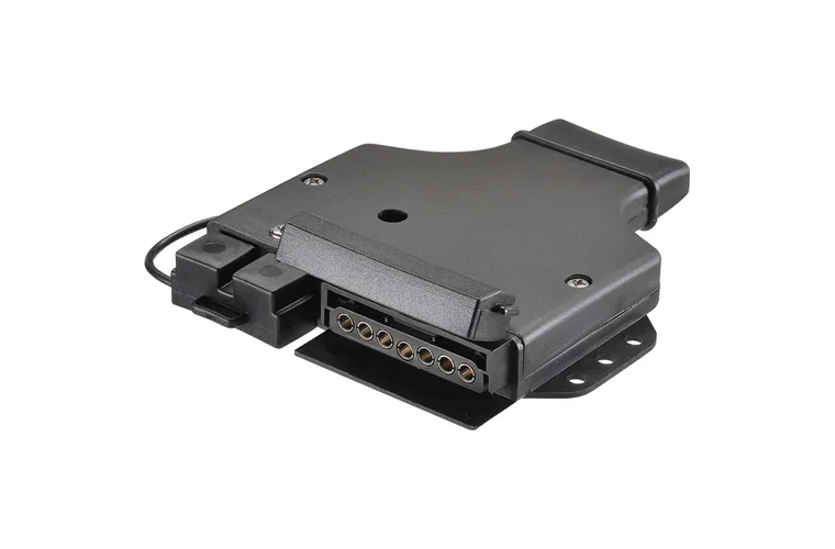 Narva 7 Pin Flat Trailer Socket with Heavy Duty Connector - 82048BL - Image 2