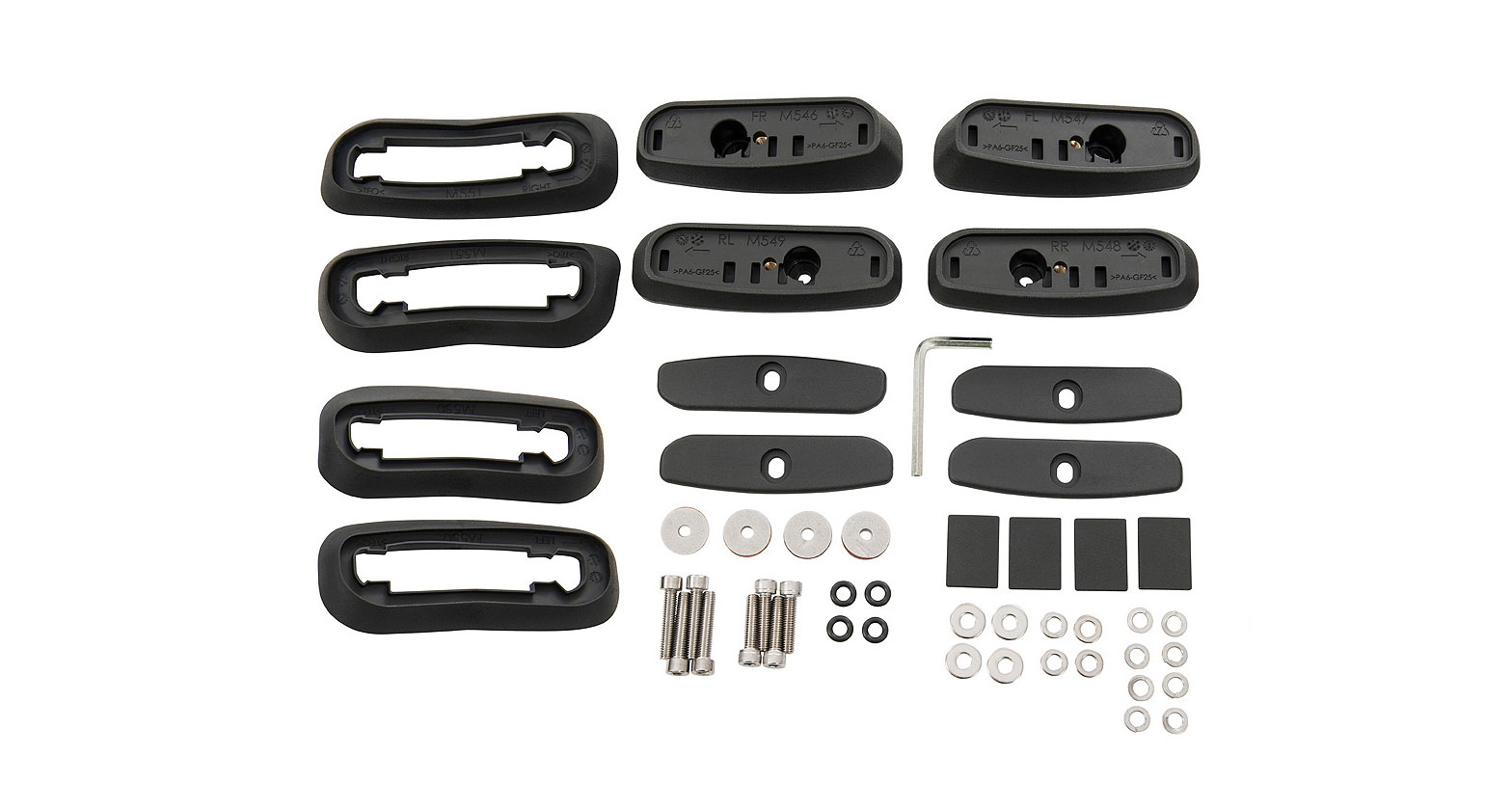 Rhino Rack RCP Base Kit (x4) - Volkswagen Amarok - RCP24-BK