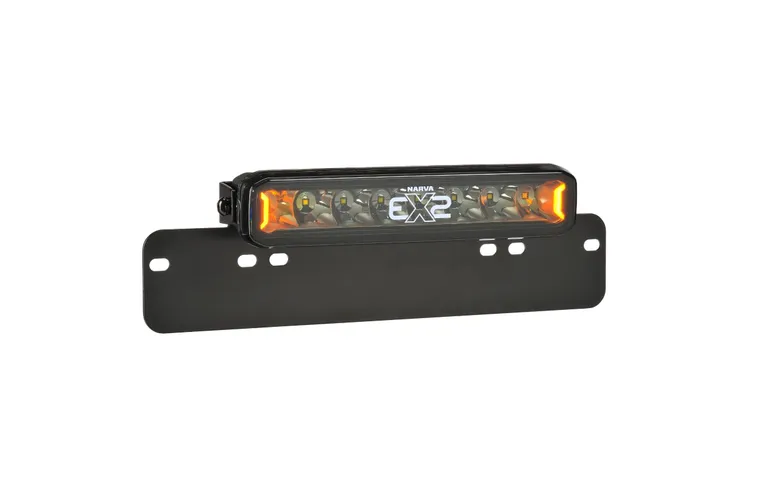 10" EX2 Blackout Light Bar Single Row Licence Plate - Image 2