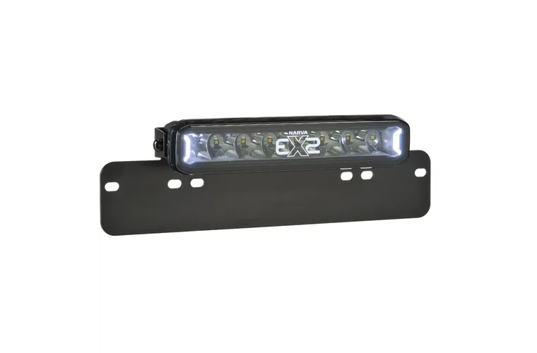 10" EX2 Blackout Light Bar Single Row Licence Plate - Image 3