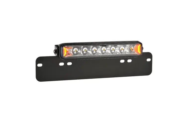 10" EX2 Blackout Light Bar Single Row Licence Plate - Image 4